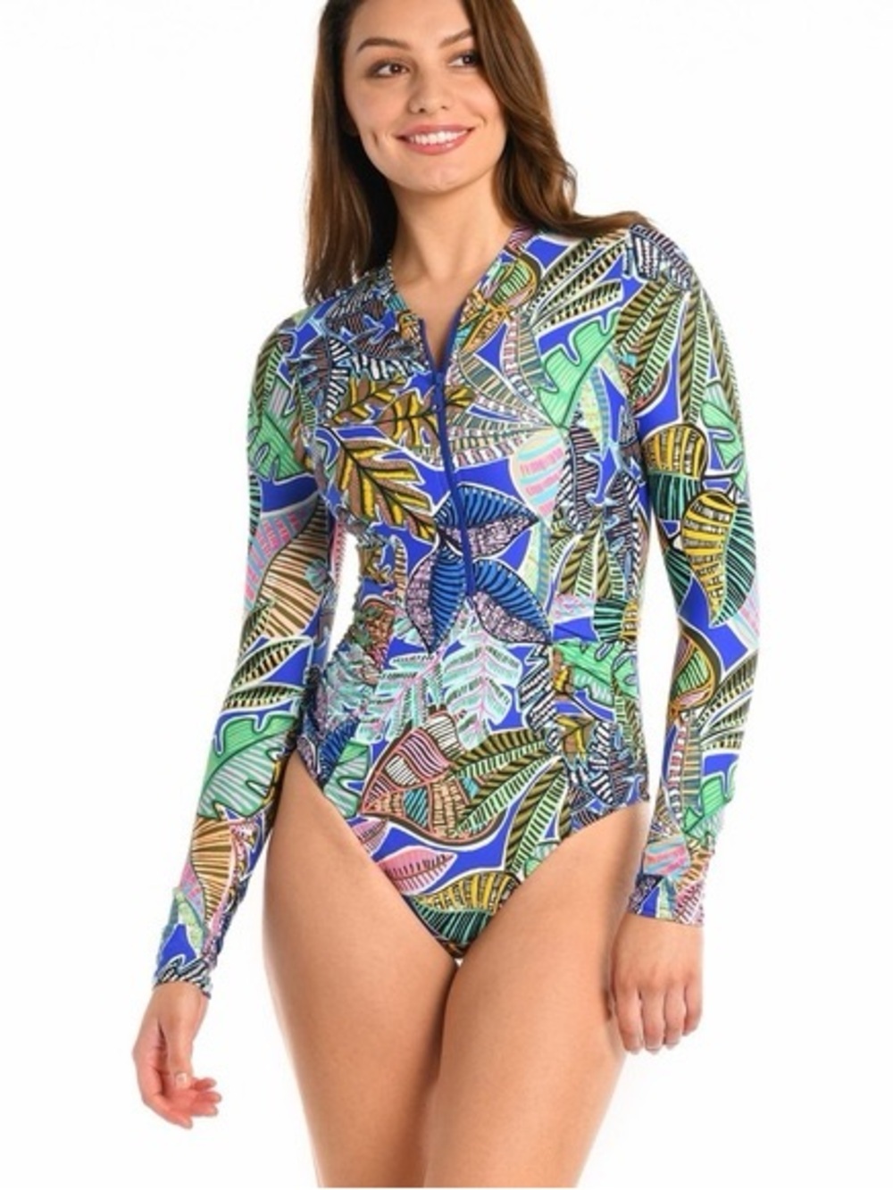 NWT La Blanca Neon Lights Paddlesuit Onepiece XS